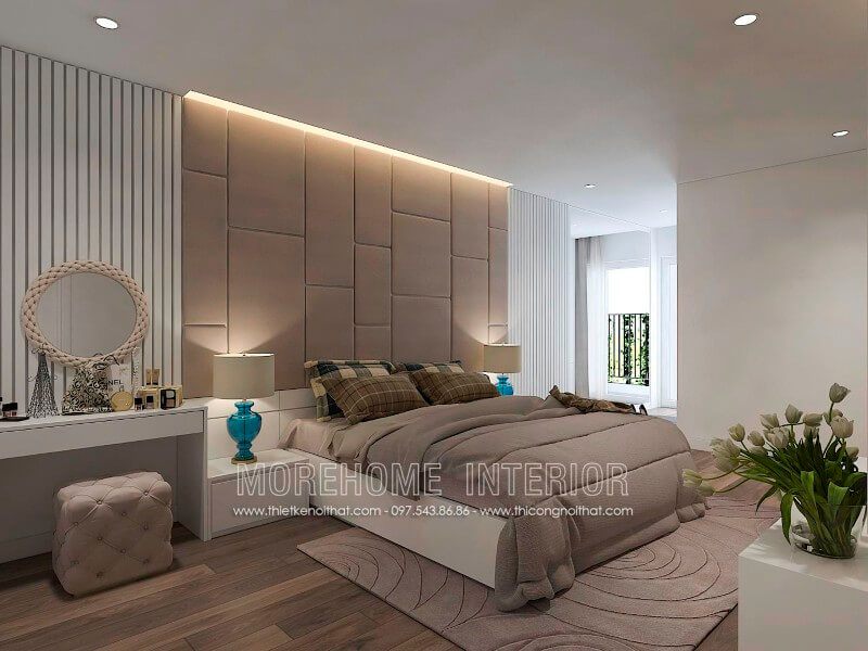 Morehome đã hoàn thiện mẫu giường ngủ gỗ bệt giá rẻ tại Hà Nội, được nhiều khách hàng và chủ đầu tư đánh giá cao về thiết kế và tính năng trong quá trình sử dụng.